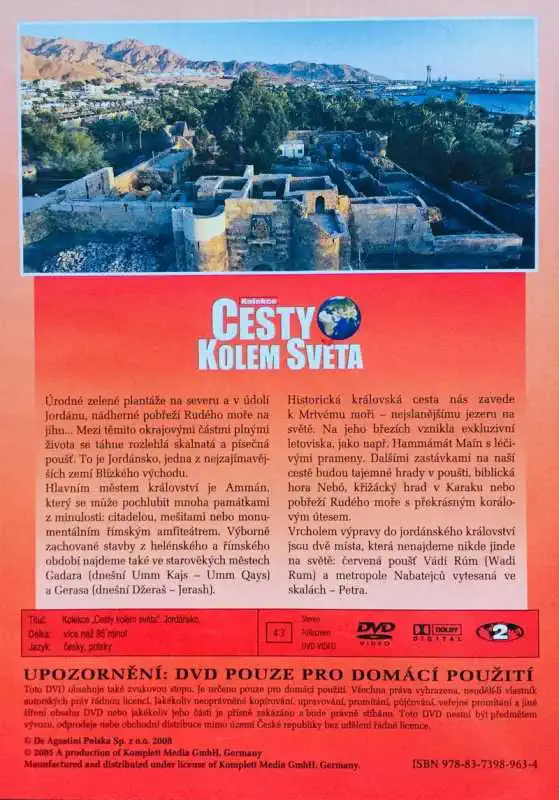 Cesty kolem světa - Jordánsko - DVD /plast/