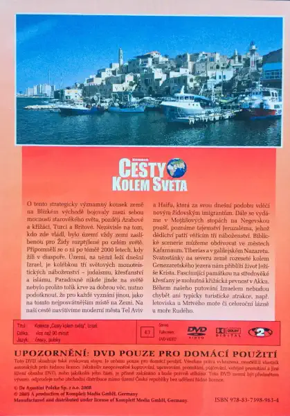 Cesty kolem světa - Izrael - DVD /plast/