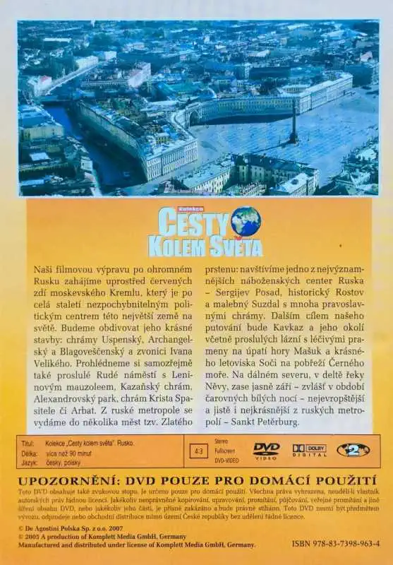 Cesty kolem světa - Rusko - DVD /plast/