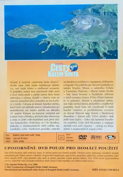 Cesty kolem světa - Sicílie - DVD /plast/