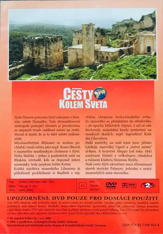 Cesty kolem světa - Sýrie - DVD /plast/