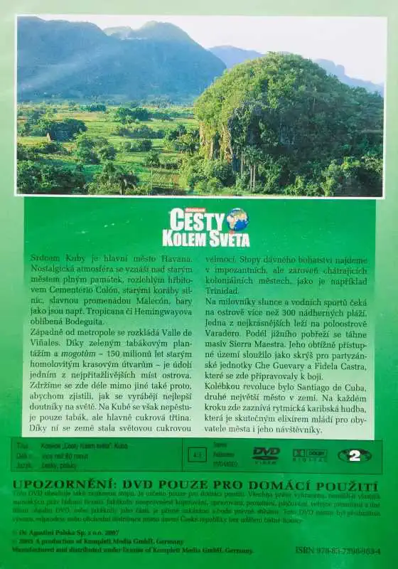 Cesty kolem světa - Kuba - DVD /plast/