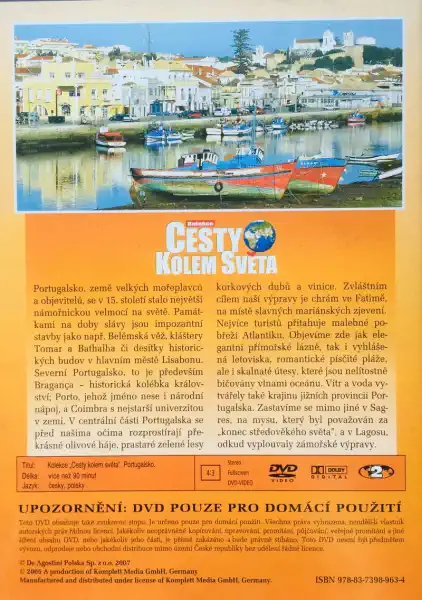 Cesty kolem světa - Portugalsko - DVD /plast/