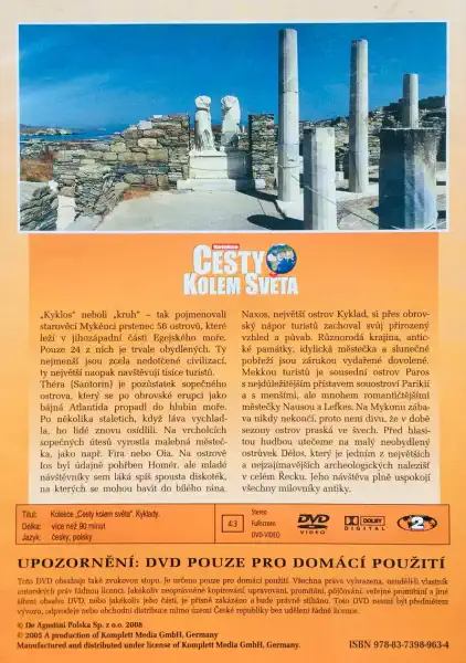 Cesty kolem světa - Kyklady - DVD /plast/