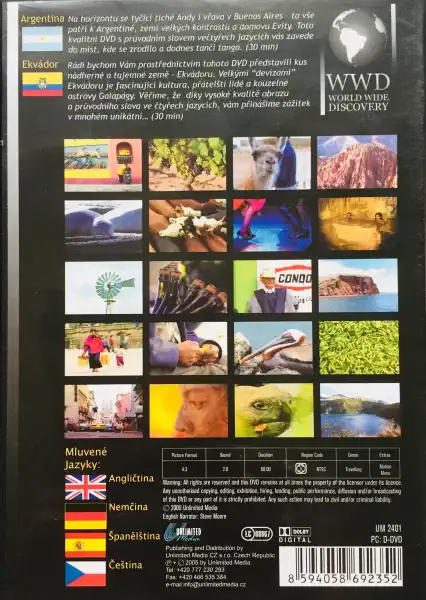 Argentina / Ekvádor - WWD - DVD /plast/