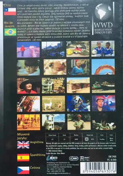 Chile / Rio de Janeiro - WWD - DVD /plast/