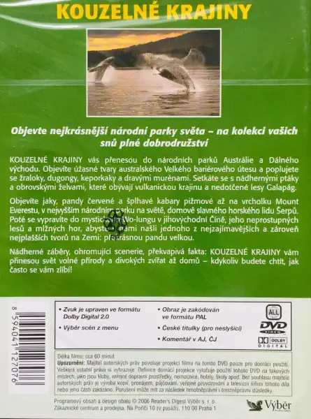 Nejkrásnější národní parky světa - Kouzelné krajiny - DVD /plast/