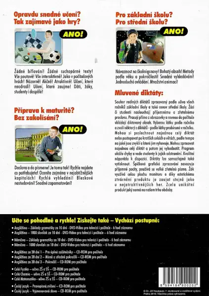 Mluvené diktáty Čeština ( pošetka ) CD ROM