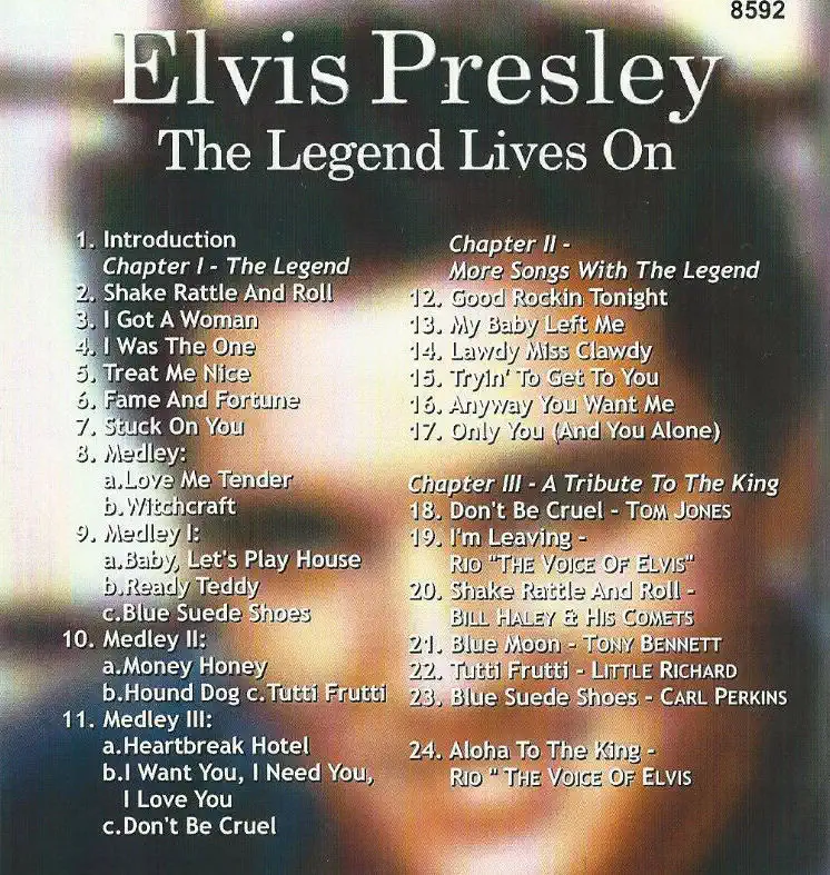 Elvis Presley - The Legend Lives On - DVD /plast/