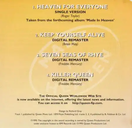 Queen - Heaven for Everyone - CD /slim//bazarové zboží/