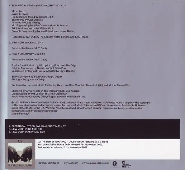 U2 - Electrical Storm - CD /slim//bazarové zboží/