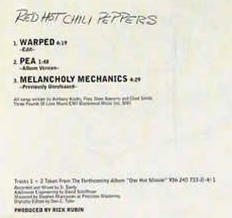 Red Hot Chili Peppers - Warped - CD /slim//bazarové zboží/
