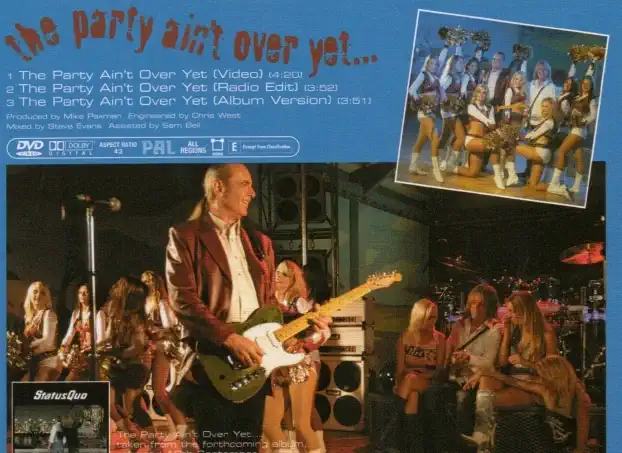 Status Quo - The Party Ain't Over Yet - CD /slim//bazarové zboží/