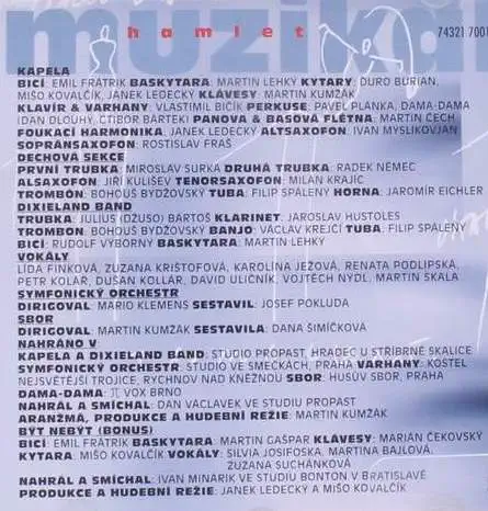 Hamlet - muzikál - CD /plast/