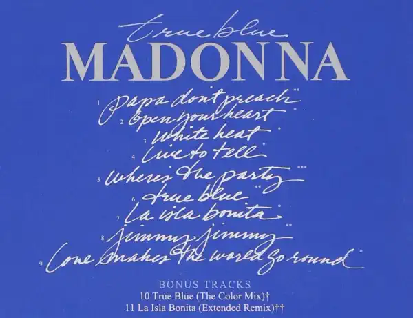 Madonna - True Blue - CD /plast/