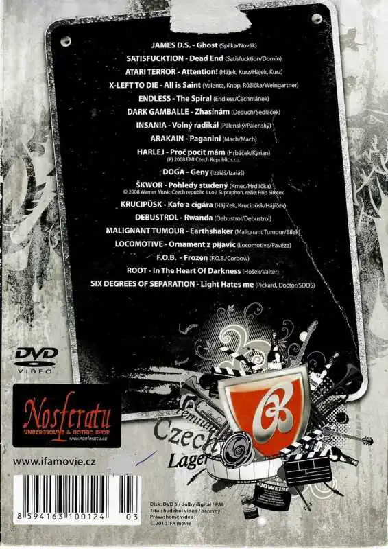 The Best Czech Metal - DVD pošetka - bazarové zboží