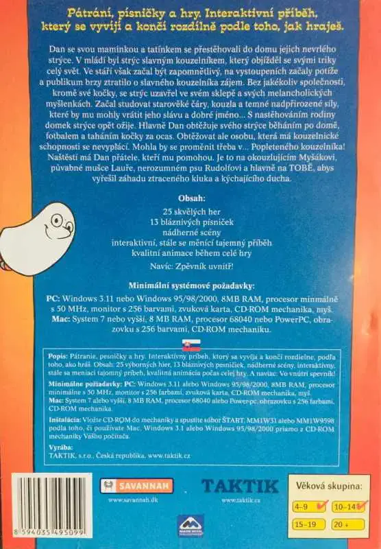 Popletený kouzelník - PC hra /plast//bazarové zboží/