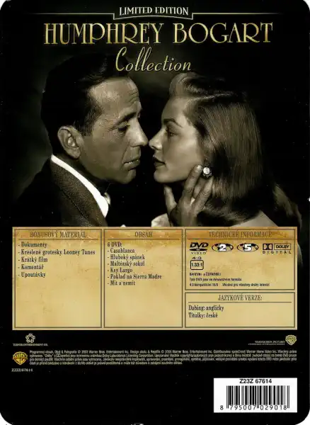 Humphrey Bogart collecttion - 6 DVD v plechovém boxu - bazarové zboží