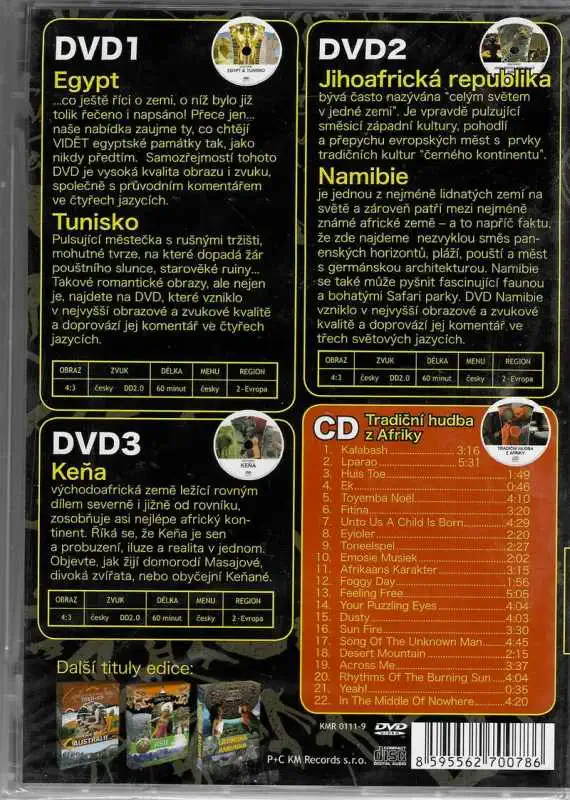 Afrika - 3DVD+CD