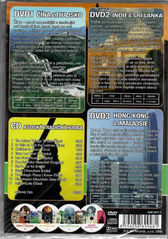 Asie - 3DVD + CD