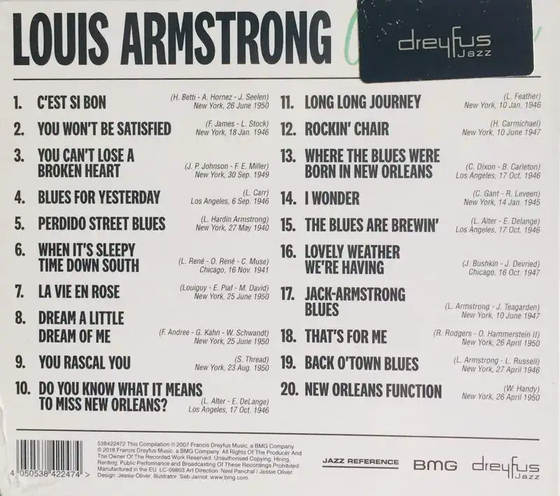 Louis Armstrong - C'est si bon - CD /digipack malý/