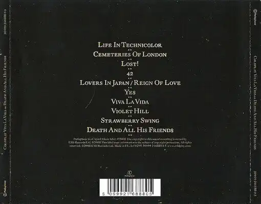 Coldplay - Viva La Vida - CD /plast/