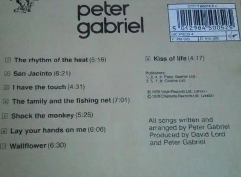 Peter Gabriel - CD /plast/