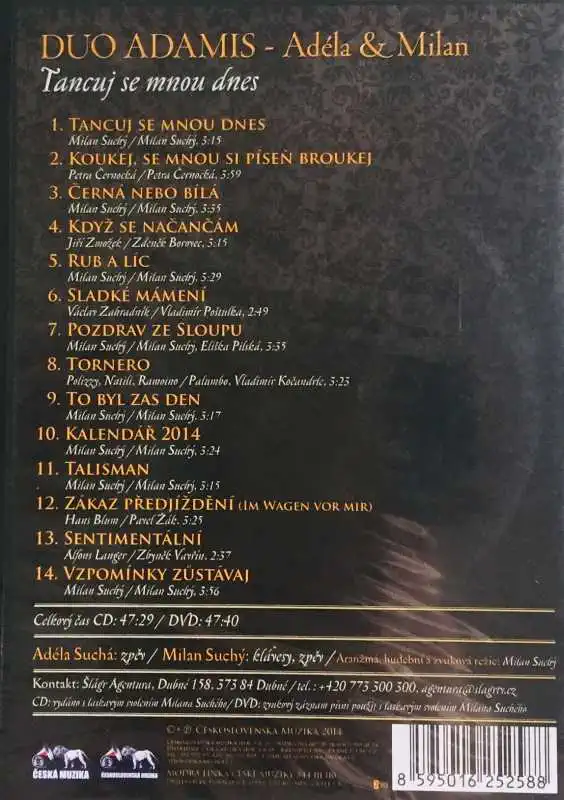 Duo Adamis Adéla & Milan - Tancuj se mnou dnes - CD+DVD /plast/
