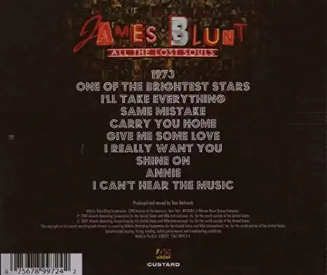 James Blunt - All the Lost Souls - CD /plast/