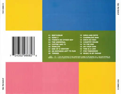 Blur - The Best of - CD /plast/