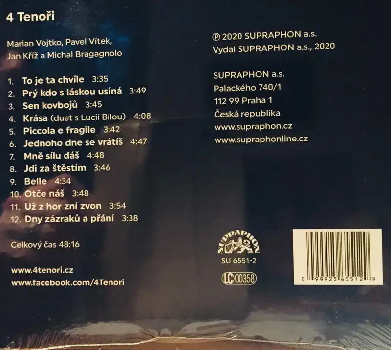 4 Tenors - CD /digipack malý/