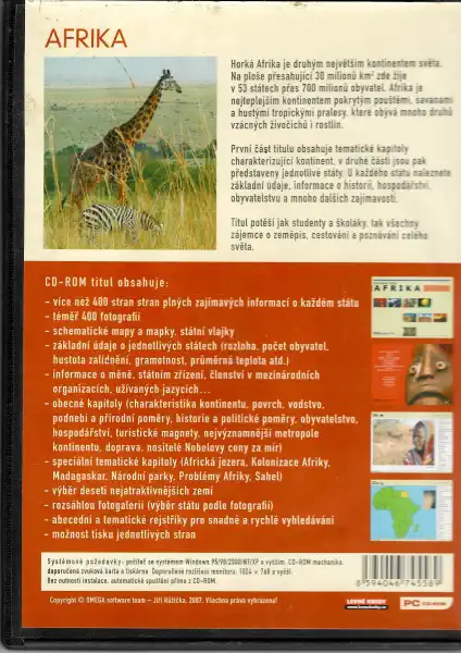 Afrika - CD plast - bazarové zboží 