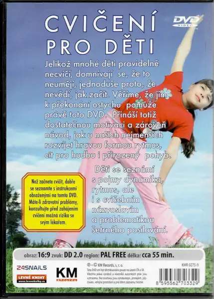 Cvičení pro děti - DVD plast
