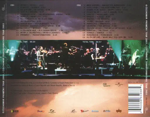 Čechomor - Proměny Tour 2003 - CD /plast/