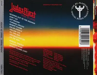 Judas Priest - Point of Entry - CD /plast/