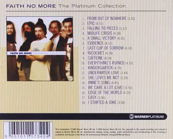 Faith No More - The Platinum Collection - CD /plast/
