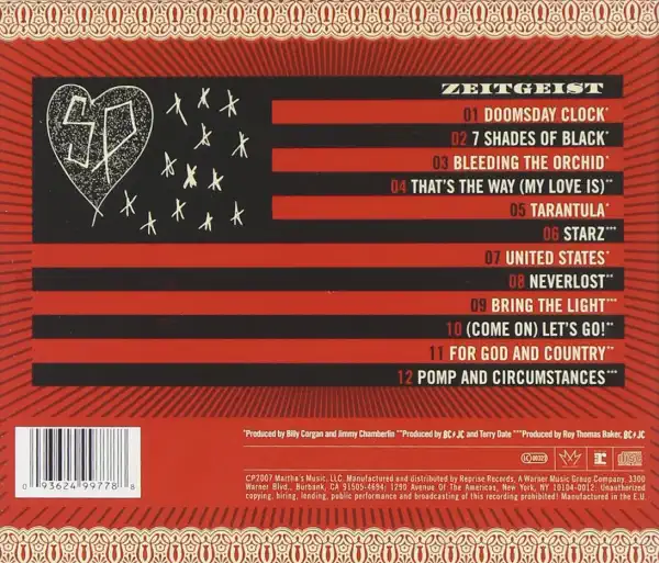 Smashing Pumpkins - Zeitgeist - CD /plast/