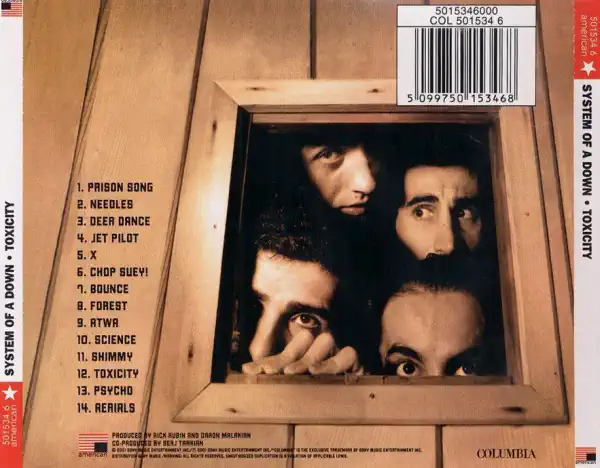 System of a Down - Toxicity - CD /plast/