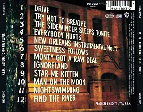 R.E.M. - Automatic for the People - CD /plast/