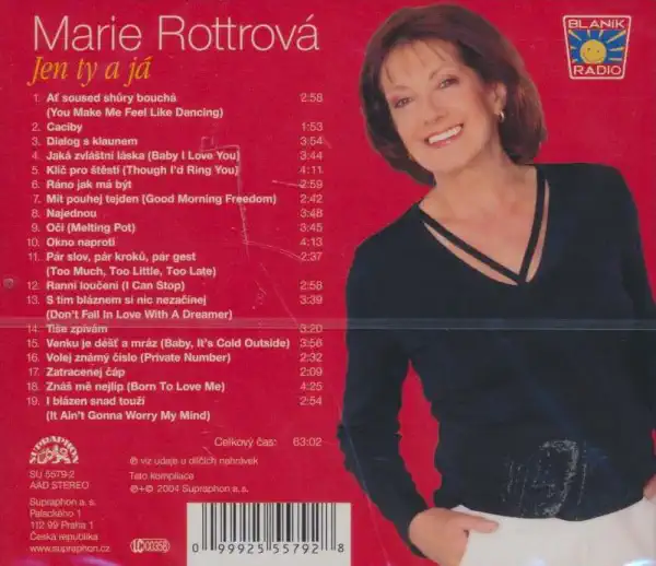 Marie Rottrová - Jen ty a já - CD /plast/
