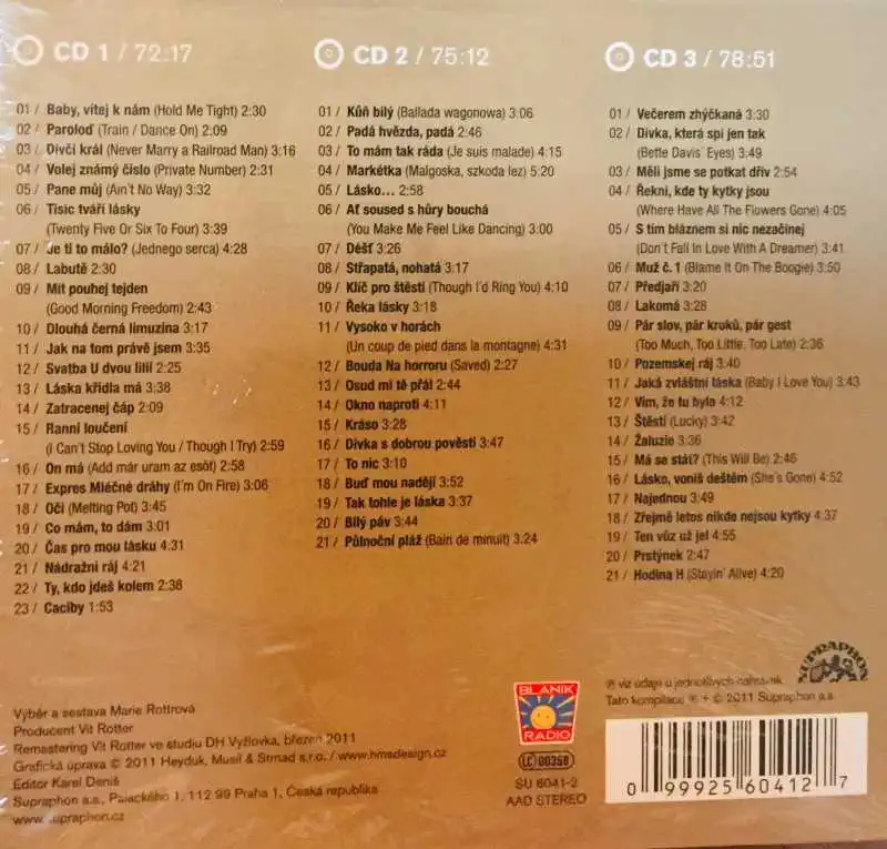Marie Rottrová - Zlatá kolekce 1968/2010 - 3xCD /multi digipack malý/