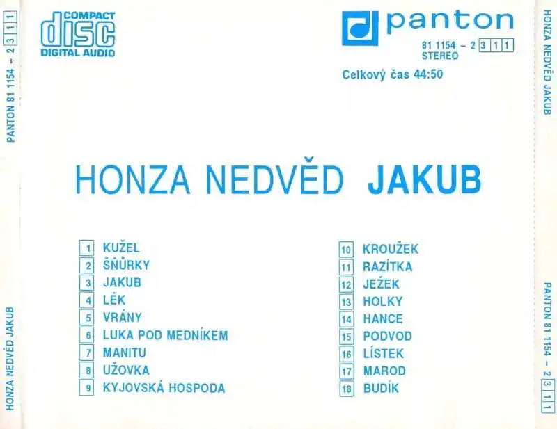 Honza Nedvěd - Jakub - CD /plast/
