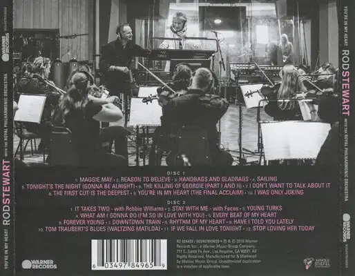 Rod Stewart with The Royal Philharmonic Orchestra - You're in my Heart - 2xCD /plast/