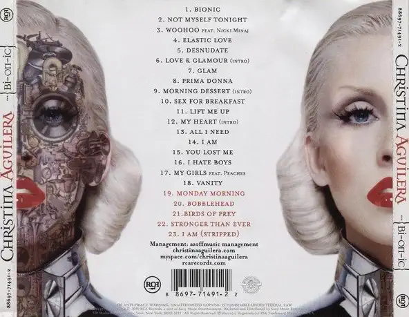 Christina Aguilera - Bi-On-Ic - CD /plast/