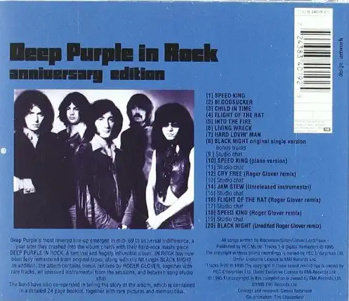 Deep Purple - Deep Purple in Rock - CD /plast/