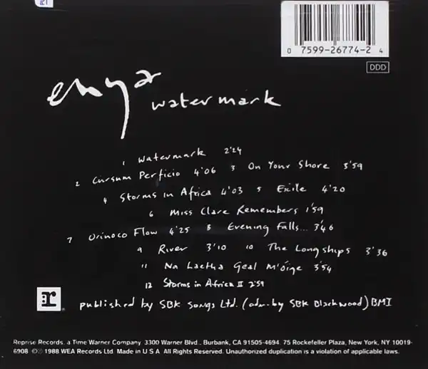 Enya - Watermark - CD /plast/