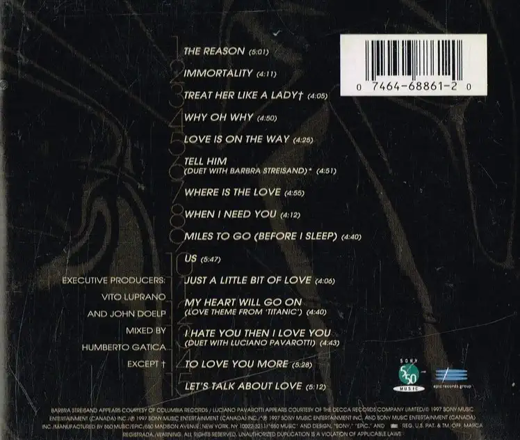 Celine Dion - Let's Talk About Love - CD /plast/