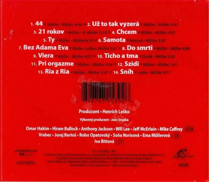 Richard Müller - Müller 44 - CD /plast/