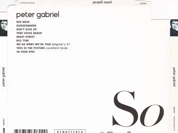 Peter Gabriel - So - CD /plast/