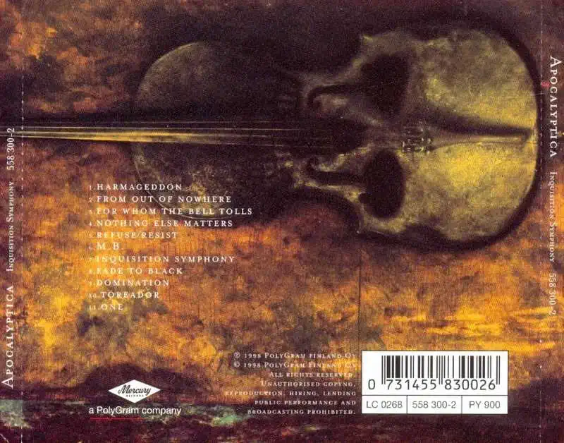 Apocalyptica - Inquisition Symphony - CD /plast/